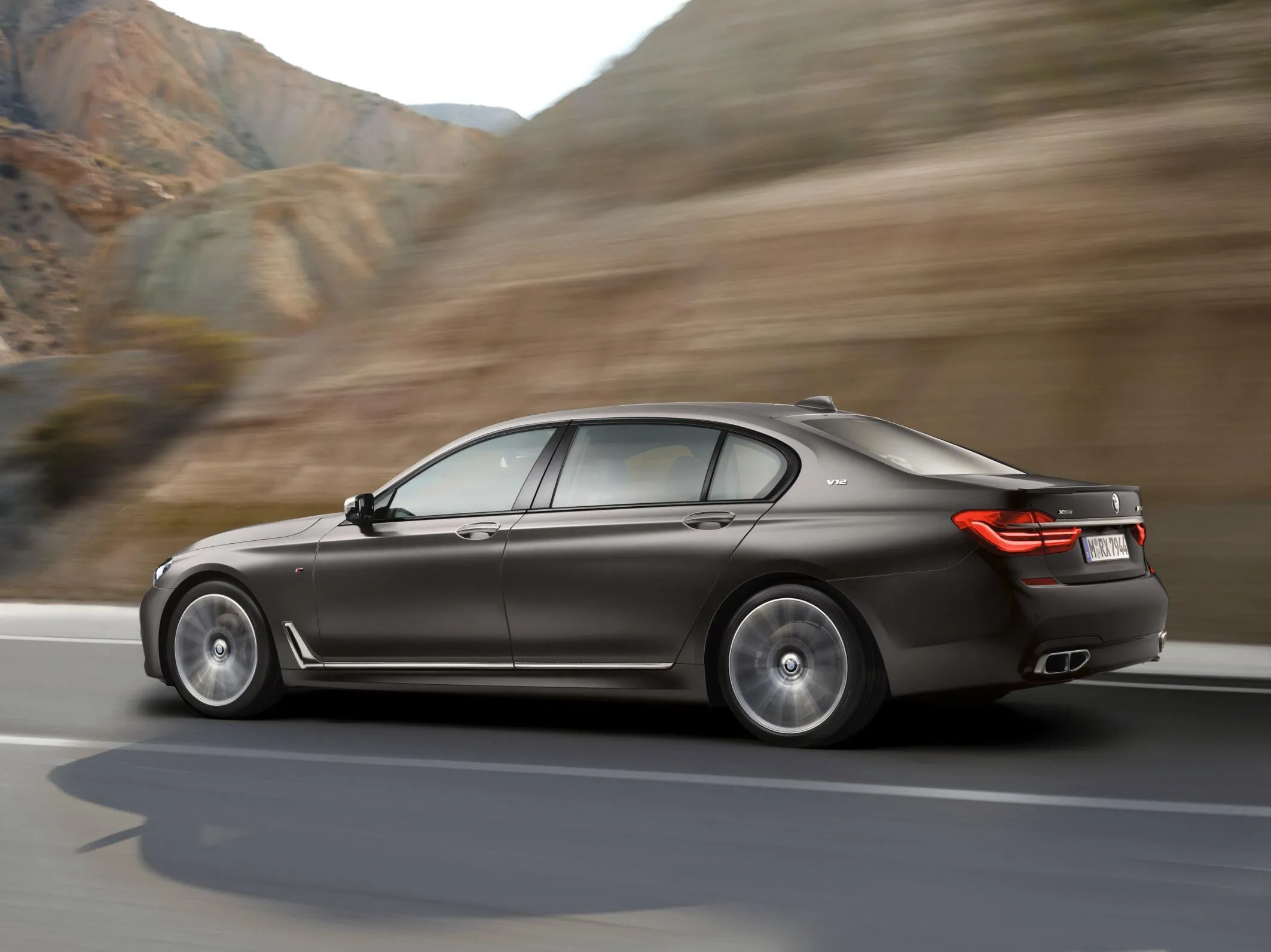 BMW M7 On The Road