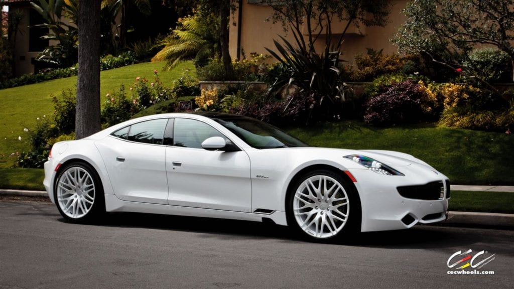 Fisker Karma with CEC Wheels